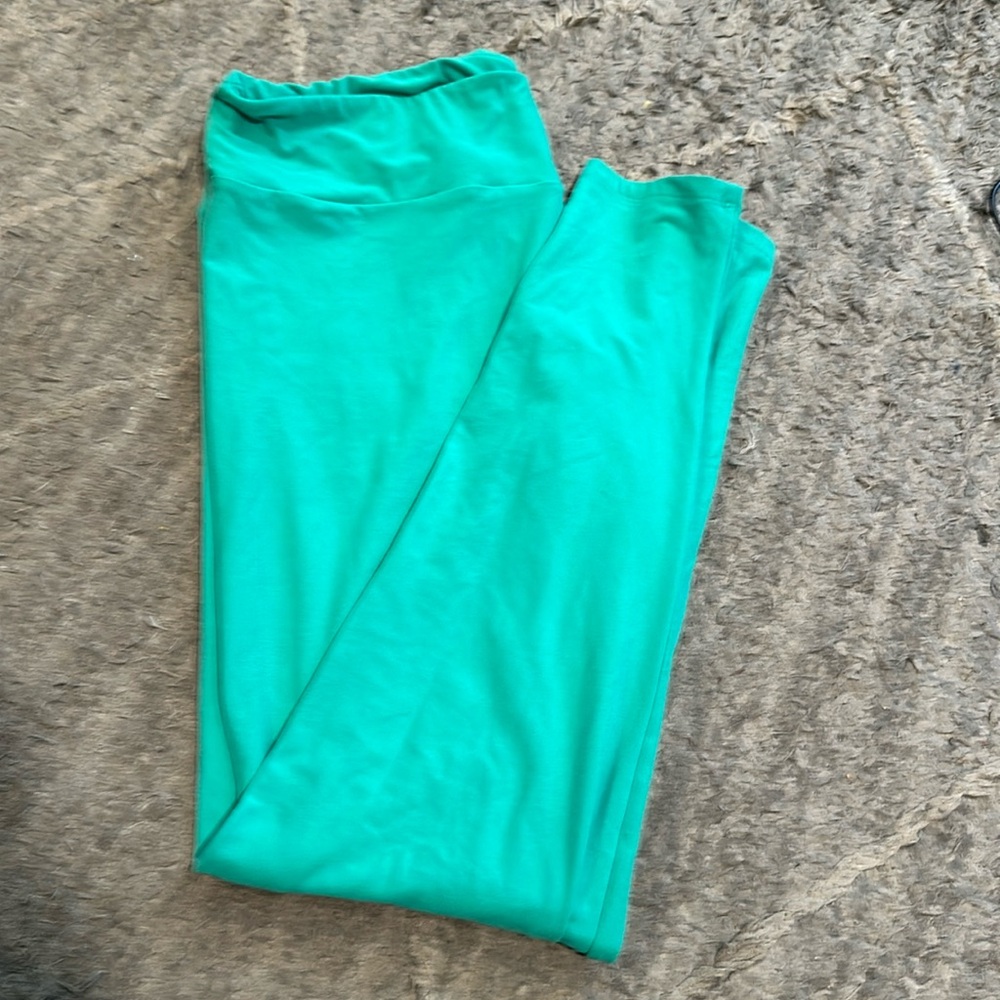 Lularoe Leggings, TC, Aqua